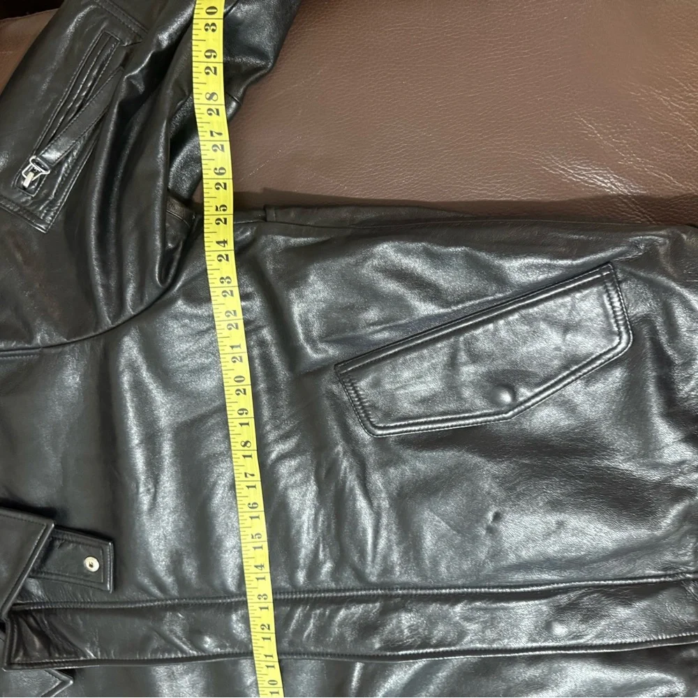 Helmut Lang Black Leather Jacket - Picture 8 of 11